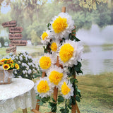 Darrahopens Home & Garden > Decor > Vases & Table Decor 8PCS Sunflower Daisy Paper Flowers 20cm/30cm Wall Hanging Party Room Decoration