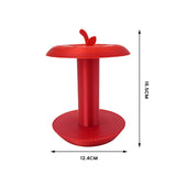 Darrahopens Home & Garden > Decor > Vases & Table Decor Apple-Shaped Adjustable Tissue Roll Holder - Fun & Practical Desktop Paper Towel Stand(red)