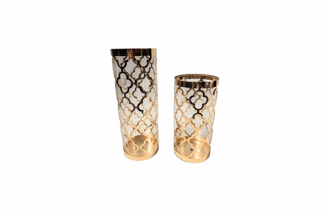 Darrahopens Home & Garden > Decor > Vases & Table Decor Ava Vase - Set of 2 - Gold