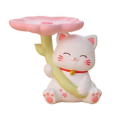Darrahopens Home & Garden > Decor > Vases & Table Decor Cat Statue Storage Tray Resin Stable Base Multi Function Cute Cat Sculpture Table Decoration for Entrance In Australia - Darrahopens