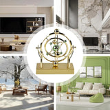 Darrahopens Home & Garden > Decor > Vases & Table Decor Celestial Orbit Perpetual Motion Pendulum, Kinetic Art Desk Decor 3D Space,Battery Powered Perpetual Motion Machine, Kinetic Art Desk Decor Science, Magnetic Balance Model for Home Or Office (Gold)