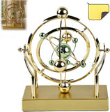 Darrahopens Home & Garden > Decor > Vases & Table Decor Celestial Orbit Perpetual Motion Pendulum, Kinetic Art Desk Decor 3D Space,Battery Powered Perpetual Motion Machine, Kinetic Art Desk Decor Science, Magnetic Balance Model for Home Or Office (Gold)