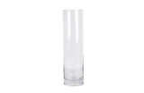 Darrahopens Home & Garden > Decor > Vases & Table Decor Clear Cylinder Flower Vase, 40 cm Glass Vase for Floral Arrangements
