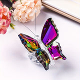 Darrahopens Home & Garden > Decor > Vases & Table Decor Colorful butterflies**"Crystal Wing Radiance" | 5.5cm Gradient Crystal Butterfly Sculpture — Poetry Captured in a Moment, an Eternal Gift Illuminating Space and Heart**