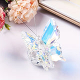 Darrahopens Home & Garden > Decor > Vases & Table Decor Colorful butterflies**"Crystal Wing Radiance" | 5.5cm Gradient Crystal Butterfly Sculpture — Poetry Captured in a Moment, an Eternal Gift Illuminating Space and Heart**