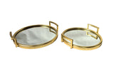Darrahopens Home & Garden > Decor > Vases & Table Decor Eliza Round Tray - Large - Gold
