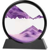 Darrahopens Home & Garden > Decor > Vases & Table Decor Flowing Sand Art: Adjustable Speed, New Scenery with Every Turn, Calming and Pleasing to the Eye(BLACK)