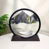 Darrahopens Home & Garden > Decor > Vases & Table Decor Flowing Sand Art: Adjustable Speed, New Scenery with Every Turn, Calming and Pleasing to the Eye(BLUE)