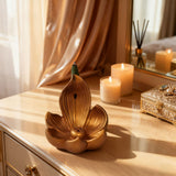 Darrahopens Home & Garden > Decor > Vases & Table Decor Gold Zen Lotus Waterfall Backflow Aroma Diffuser - Premium Elegant Resin Craft for Meditation & Yoga, 10cm Compact Design