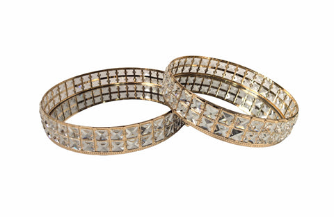 Darrahopens Home & Garden > Decor > Vases & Table Decor Katie Tray - Round - Set of 2 - Gold