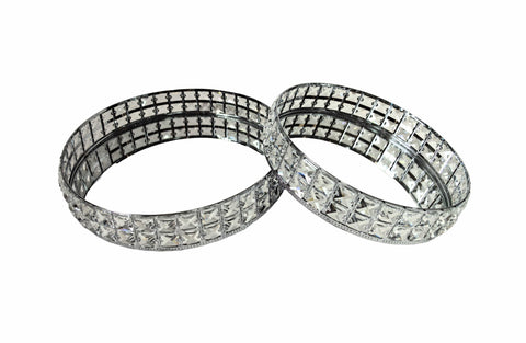Darrahopens Home & Garden > Decor > Vases & Table Decor Katie Tray - Round - Small - Silver