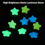 Darrahopens Home & Garden > Decor > Vases & Table Decor Luminous Stars Set 100PCS Fluorescent Five Pointed Plastic Stars DIY Decor