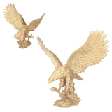 Darrahopens Home & Garden > Decor > Vases & Table Decor Majestic Eagle Statue Eagle Sculpture Tall Eagle On Rocks Statue Resin Ornament for TV Cabinet Wine Cabinet Office Decor Large In Australia - Darrahopens
