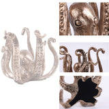 Darrahopens Home & Garden > Decor > Vases & Table Decor Multi-Functional Octopus Sculpture – Decorative Resin Cup Holder & Jewelry Organizer, Unique Home Accent for Living Room, Office, or Desk (Bronze)