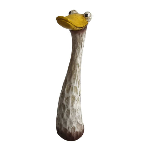 Darrahopens Home & Garden > Decor > Vases & Table Decor Outdoor Garden Deco Goose Resin Animal Statues, Fun Lawn Ornaments for Farmhouse or Microlandscape Design, Weatherproof & Durable