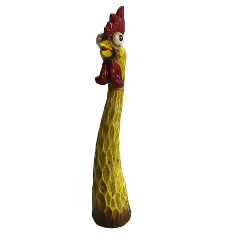 Darrahopens Home & Garden > Decor > Vases & Table Decor Outdoor Garden Decor Chicken Resin Animal Statues, Fun Lawn Ornaments for Farmhouse or Microlandscape Design, Weatherproof & Durable
