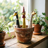 Darrahopens Home & Garden > Decor > Vases & Table Decor Outdoor Garden Decor Duck Resin Animal Statues, Fun Lawn Ornaments for Farmhouse or Microlandscape Design, Weatherproof & Durable