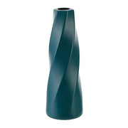 Darrahopens Home & Garden > Decor > Vases & Table Decor Plastic Vase Imitation Ceramic Flower Pot Table Arrangement Dark Blue