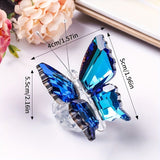 Darrahopens Home & Garden > Decor > Vases & Table Decor purple fantasy**"Crystal Wing Radiance" | 5.5cm Gradient Crystal Butterfly Sculpture — Poetry Captured in a Moment, an Eternal Gift Illuminating Space and Heart**