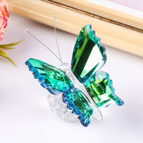 Darrahopens Home & Garden > Decor > Vases & Table Decor purple fantasy**"Crystal Wing Radiance" | 5.5cm Gradient Crystal Butterfly Sculpture — Poetry Captured in a Moment, an Eternal Gift Illuminating Space and Heart**