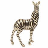 Darrahopens Home & Garden > Decor > Vases & Table Decor Resin Zebra Statues Gold Vivid Slip Resistant Compact Simulated Animal Statues for Home Decoration In Australia - Darrahopens