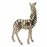 Darrahopens Home & Garden > Decor > Vases & Table Decor Resin Zebra Statues Gold Vivid Slip Resistant Compact Simulated Animal Statues for Home Decoration In Australia - Darrahopens
