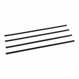 Darrahopens Home & Garden > Decor > Vases & Table Decor VEVOR Bottom Locking Privacy Slats, Single-Wall Vertical Bottom-Locking Slats for Chain-Link Fence, High-Density HDPE Chain Link Slats Ideally Fit 1.8 m High Fence for Garden Farm Sports Field(Black)