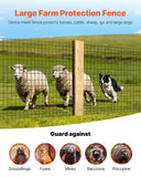 Darrahopens Home & Garden > Decor > Vases & Table Decor VEVOR Farm Fence,  122cm x 15.2m, 2 x 4 in Mesh 14 Gauge Galvanized Steel Wire Fencing for Cattle, Hog & Sheep , Heavy Duty Vinyl Coated Livestock Fence for Animal Enclosures, Cage Wire, Garden Fences