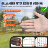 Darrahopens Home & Garden > Decor > Vases & Table Decor VEVOR Hardware Cloth, 1/4 inch 36in x 100 ft 23 Gauge, Hot Dipped Galvanized Wire Mesh Roll, Chicken Wire Fencing, Wire Mesh for Rabbit Cages, Garden, Small Rodents