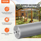 Darrahopens Home & Garden > Decor > Vases & Table Decor VEVOR Hardware Cloth, 1/4 inch 36in x 100 ft 23 Gauge, Hot Dipped Galvanized Wire Mesh Roll, Chicken Wire Fencing, Wire Mesh for Rabbit Cages, Garden, Small Rodents