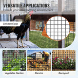Darrahopens Home & Garden > Decor > Vases & Table Decor VEVOR Hardware Cloth, 36'' x 100' Galvanized Wire Mesh Roll, 19 Gauge Chicken Wire Fence Roll, Vinyl Coating Metal Wire Mesh for Chicken Coop Barrier, Rabbit Snake Fences, Poultry Enclosures