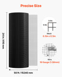 Darrahopens Home & Garden > Decor > Vases & Table Decor VEVOR Hardware Cloth 61cm x 15.2m, 1/2 in 19 Gauge Galvanized Wire Mesh Roll, Weather-Resistant Vinyl Coated Chicken Wire Fencing, Heavy Duty Welded Garden Plant Fencing for Rabbit Cage Snake Fence