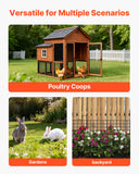 Darrahopens Home & Garden > Decor > Vases & Table Decor VEVOR Hardware Cloth 61cm x 15.2m, 1/2 in 19 Gauge Galvanized Wire Mesh Roll, Weather-Resistant Vinyl Coated Chicken Wire Fencing, Heavy Duty Welded Garden Plant Fencing for Rabbit Cage Snake Fence