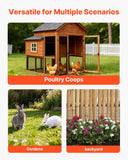 Darrahopens Home & Garden > Decor > Vases & Table Decor VEVOR Hardware Cloth 61cm x 7.62m, 2 x 3 in Mesh 16 Gauge Galvanized Wire Mesh Roll, Weather-Resistant Vinyl Coated Chicken Wire Fencing, Heavy Duty Welded Garden Plant Fencing for Rabbit Cage Snake