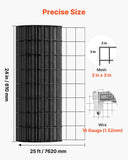 Darrahopens Home & Garden > Decor > Vases & Table Decor VEVOR Hardware Cloth 61cm x 7.62m, 2 x 3 in Mesh 16 Gauge Galvanized Wire Mesh Roll, Weather-Resistant Vinyl Coated Chicken Wire Fencing, Heavy Duty Welded Garden Plant Fencing for Rabbit Cage Snake