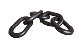 Darrahopens Home & Garden > Decor > Vases & Table Decor Wooden Chain Link Décor - Black