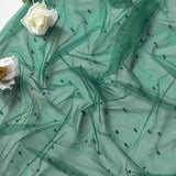 Darrahopens Home & Garden > Decor > Vases & Table Decor Yellow Table Veil with White Pearls - Silky Gauze 30x120 Inches - For Weddings, Parties & Table Decorations