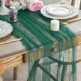 Darrahopens Home & Garden > Decor > Vases & Table Decor Yellow Table Veil with White Pearls - Silky Gauze 30x120 Inches - For Weddings, Parties & Table Decorations