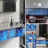 Darrahopens Home & Garden > Decor > Wallpaper 10 pcs Wall Tile Stickers Self Adhesive Tile Sticker Wallpaper For Kitchen Living ROom Bathroom Home Decor 20X20Cm
