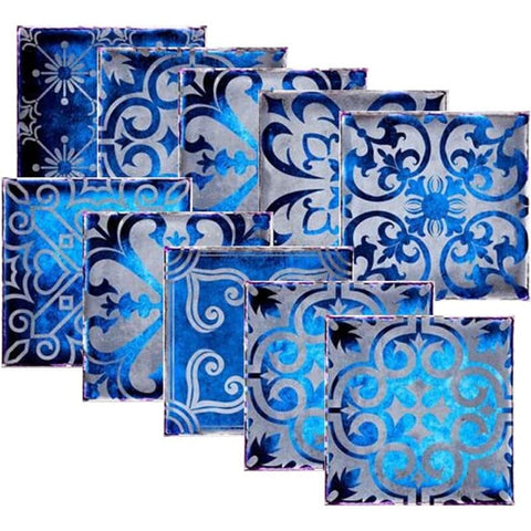 Darrahopens Home & Garden > Decor > Wallpaper 10 pcs Wall Tile Stickers Self Adhesive Tile Sticker Wallpaper For Kitchen Living ROom Bathroom Home Decor 20X20Cm