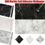 Darrahopens Home & Garden > Decor > Wallpaper 10M Marble Self-Adhesive PVC Wall Sticker Wallpaper Decor - Gravel-C