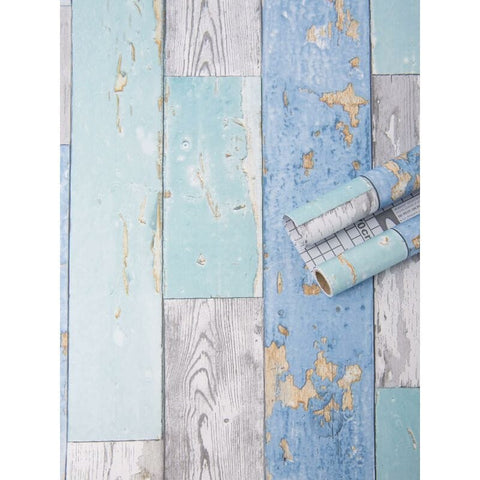 Darrahopens Home & Garden > Decor > Wallpaper Self Adhesive Vinyl Wallpaper For Furniture Countertop Wood Grain Pattern Decorative Sticker,0.456M