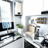 Darrahopens Home & Garden > Decor > Wallpaper Silver Self Adhesive Vinyl Wallpaper Aluminum Foil Look Waterproof Greaseproof For Kitchen Cupboards Diy Wall Stickers