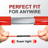 Darrahopens Home & Garden > DIY 2m Polyolefin Shrink Tube 7/8" (22mm) 2:1 Ratio Heat Shrink Tubing Sleeving Wrap Shrinking