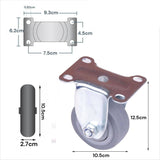 Darrahopens Home & Garden > DIY 4 inch Heavy Duty Caster Wheels Fixed Casters Castor Wheels Cart Furniture Workbench