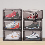 Darrahopens Home & Garden > DIY 5Pcs Premium Acrylic Shoe Box Sneaker Display Storage Case  Boxes Magnetic Door Au
