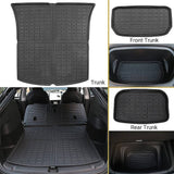 Darrahopens Home & Garden > DIY 6 piece Car Y Floor Mats for Front and Rear Trunk Front Passenger and Driver Side