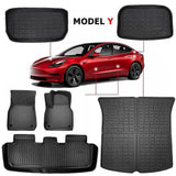 Darrahopens Home & Garden > DIY 6 piece Car Y Floor Mats for Front and Rear Trunk Front Passenger and Driver Side