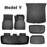Darrahopens Home & Garden > DIY 6 piece Car Y Floor Mats for Front and Rear Trunk Front Passenger and Driver Side