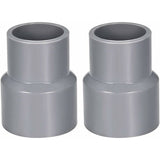Darrahopens Home & Garden > DIY > Building Materials 0Mm X 32Mm Pvc Pipe Coupling Hub Reducer Dwv Grey 2 pcs